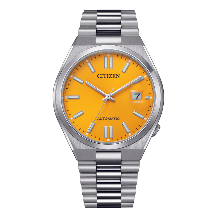 Citizen Tsuyosa Yellow and Silver Automatic Watch NJ0150-81Z