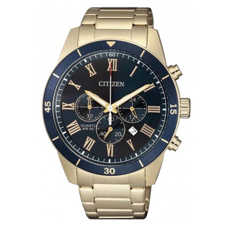 Citizen Blue Gold Watch AN8169-58L Watches Citizen 