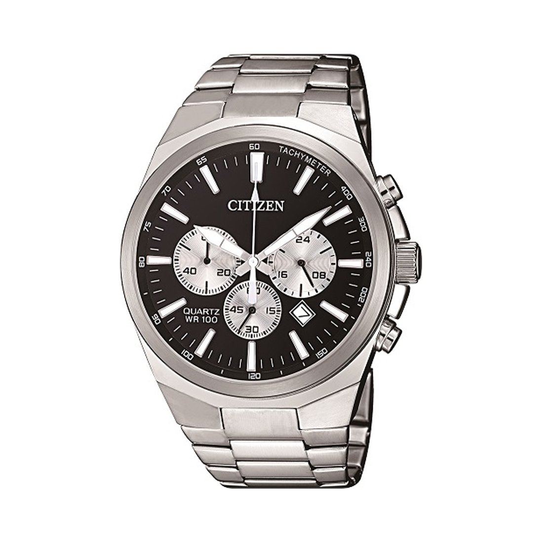 Citizen Men's Chronograph Silver Stainless-Steel Watch Model AN8170-59E Watches Citizen 