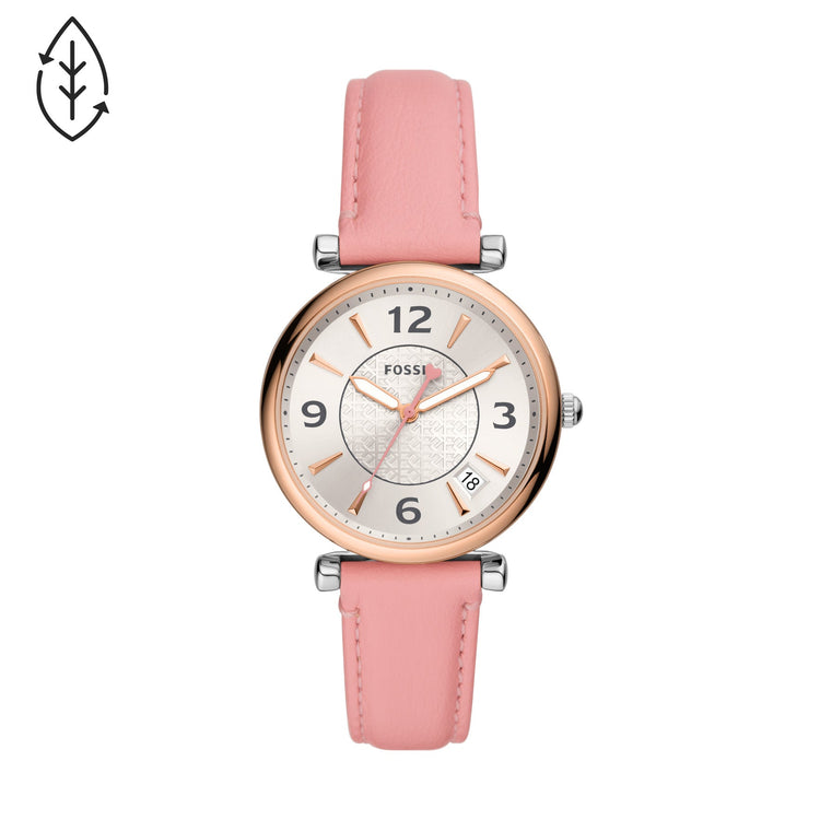 Fossil Carlie Pink and Rose Gold Women's Watch ES5160