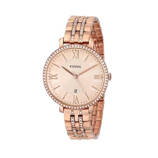 Fossil Ladies Jacqueline Rose Gold Watch ES3546 Watches Fossil  watches item
