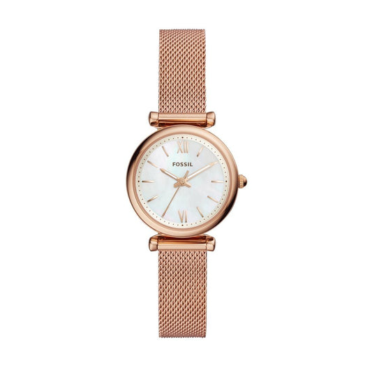 Fossil Ladies Carie Mini Rose Gold Case Band Model ES4433 Watches Fossil  watches item