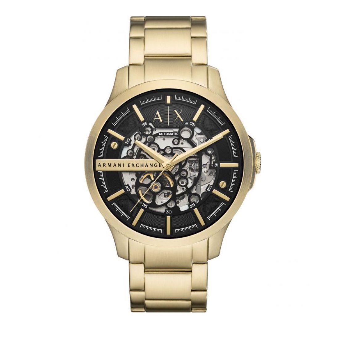 Armani Exchange Hampton Black and Gold Watch AX2419 Watches Armani Exchange 