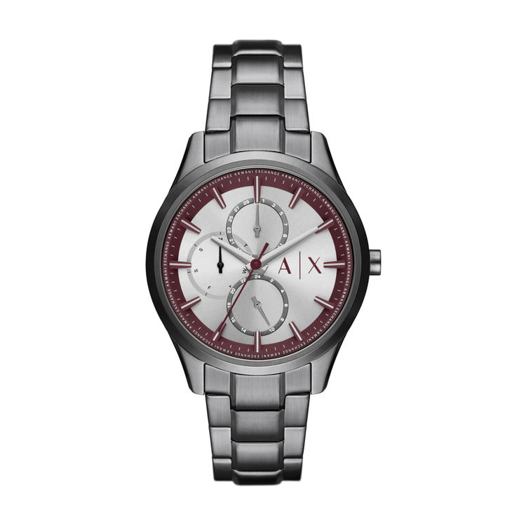 Armani Exchange Multifunction Gunmetal Stainless Steel Watch AX1877