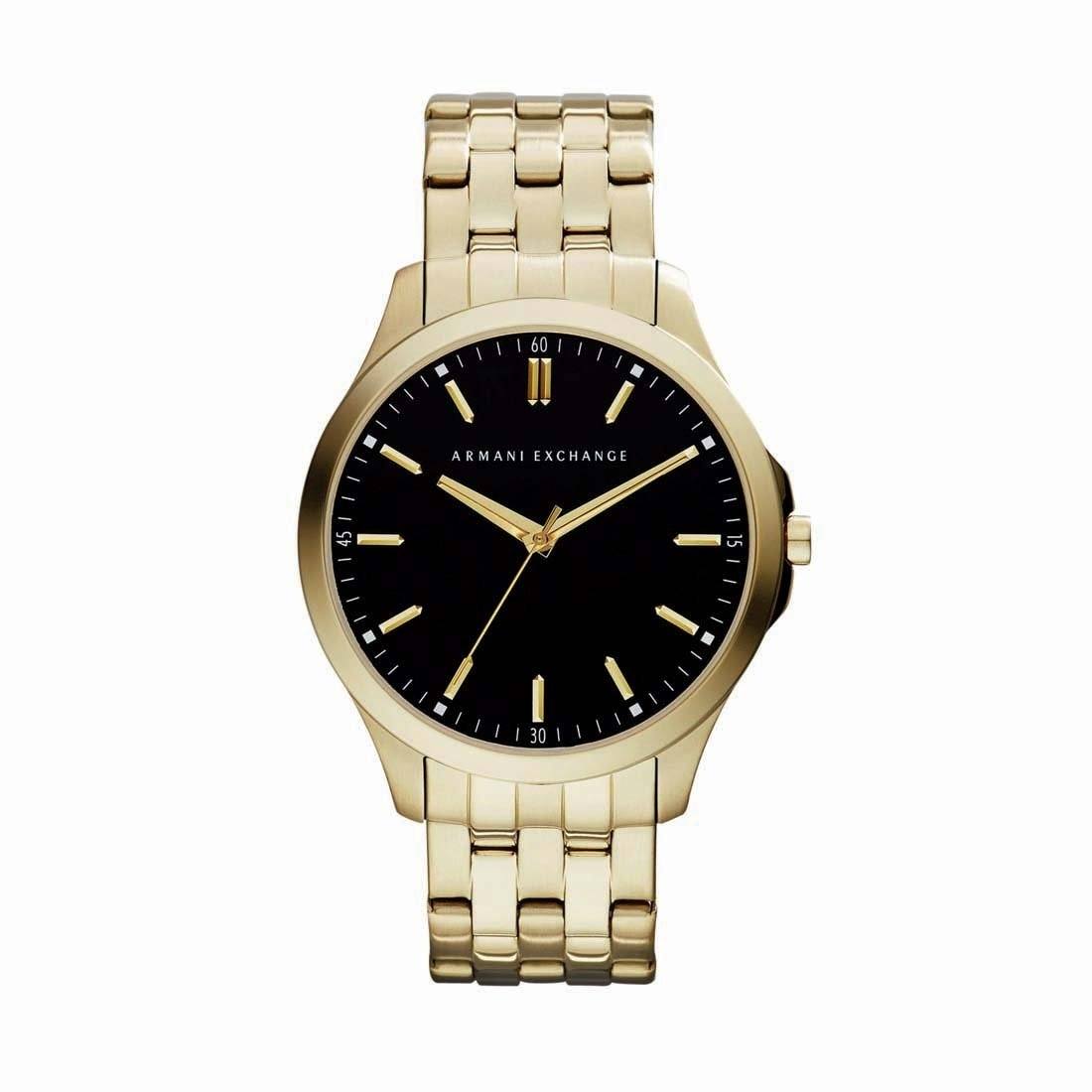 Armani Exchange Mens Gold Watch AX2145 Watches Armani Exchange 