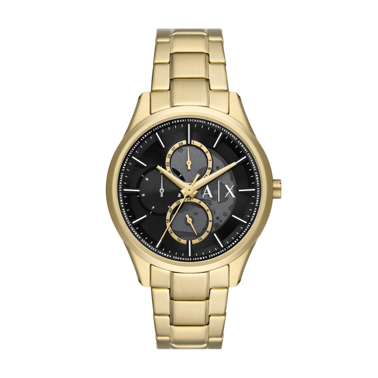 Armani Exchange Multifunction Gold-Tone Stainless Steel Watch AX1875