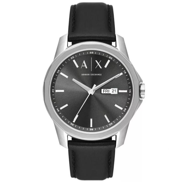 Armani Exchange Banks AX1735 Silver and Black Men's Watch