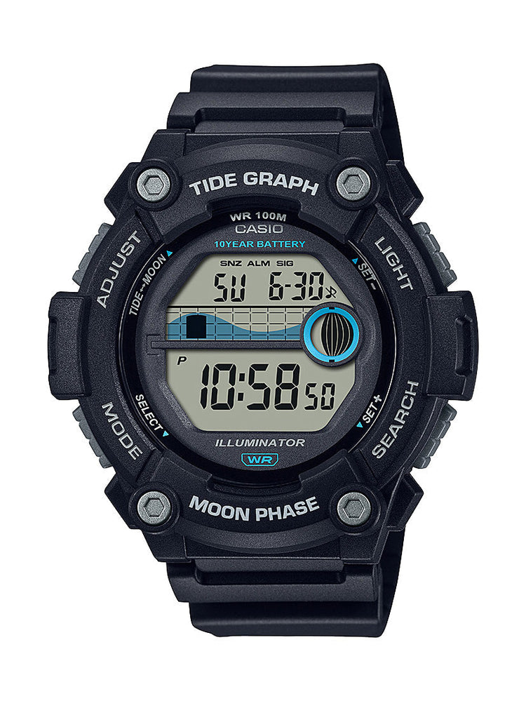 Casio Tide Graph Black Men's Watch WS1300H-1A