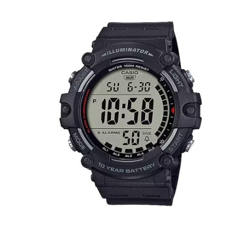 Casio Large Digital Black Men's Watch AE1500WH-1A