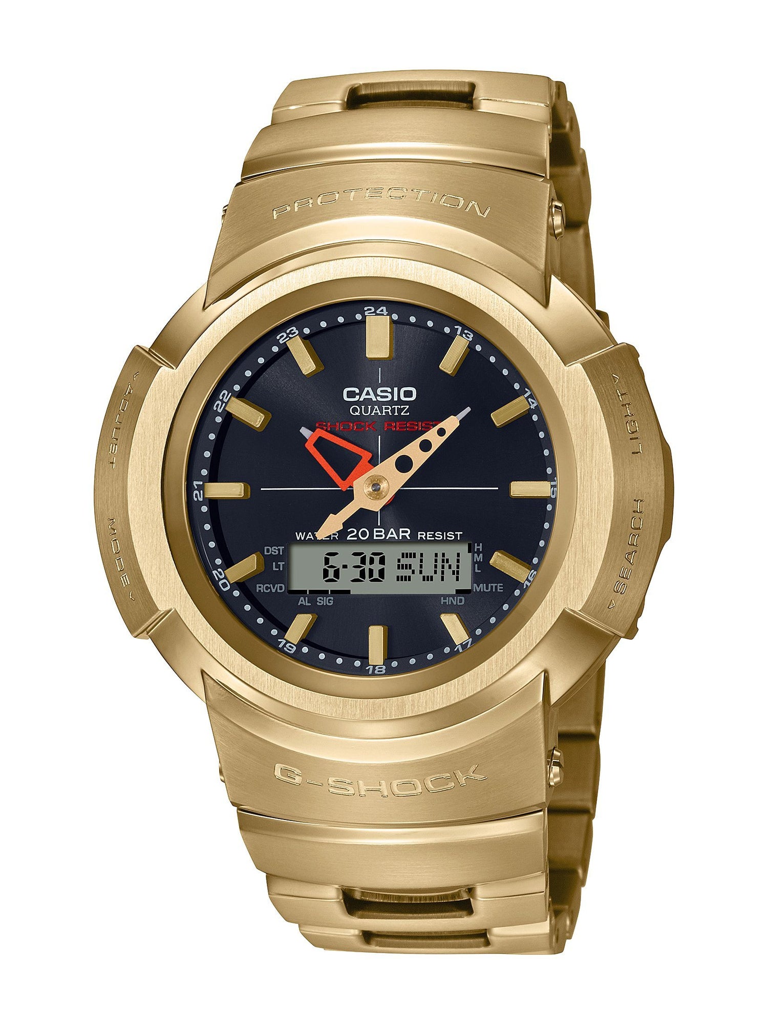 Casio G-Shock Gold Analog & Digital Watch AWM-500GD-9ADR Watches Casio 