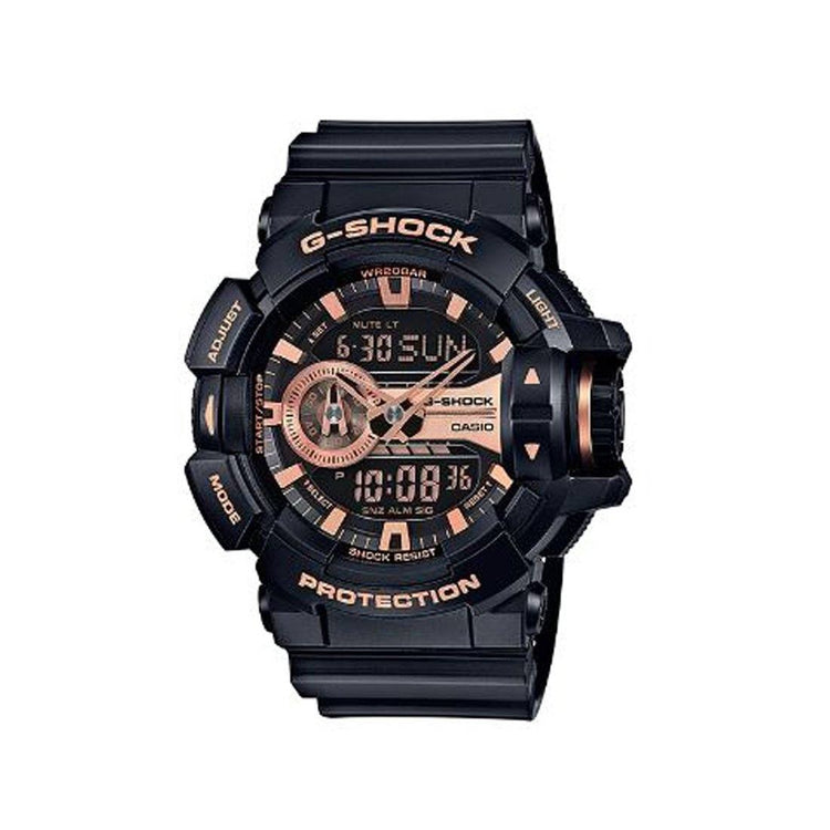 Casio G -Shock Black & Rose Watch GA400GB-1A4 Watches Casio 