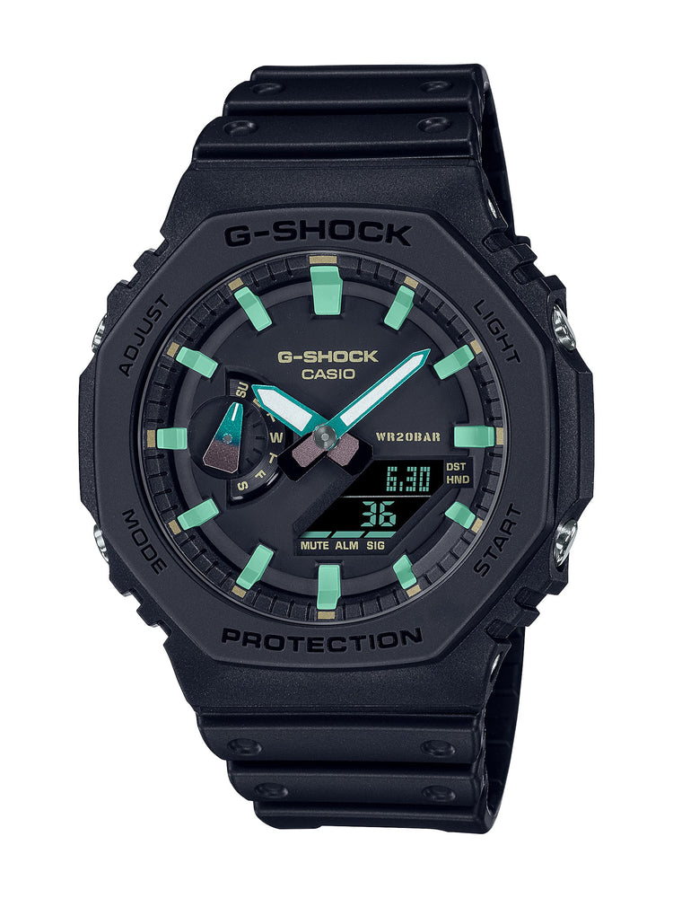 Casio G Shock Brown and Green Watch GA-2100RC-1ADR