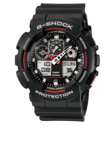 Casio G-Shock Digital Black Watch GA100-1A4 Watches Casio 