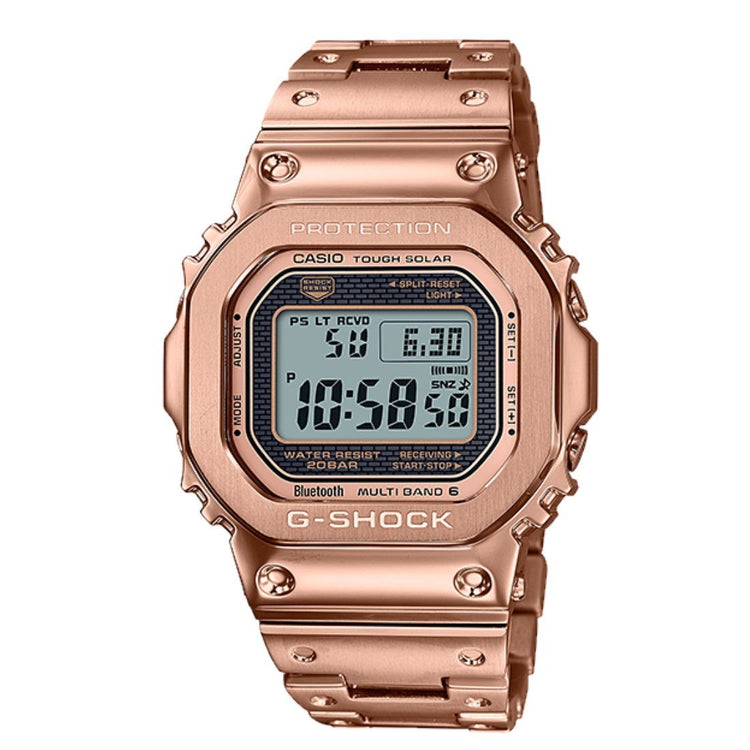 Casio G Shock Full Metal Rose Gold Ingot Watch GMWB5000GD-4D Watches Casio 