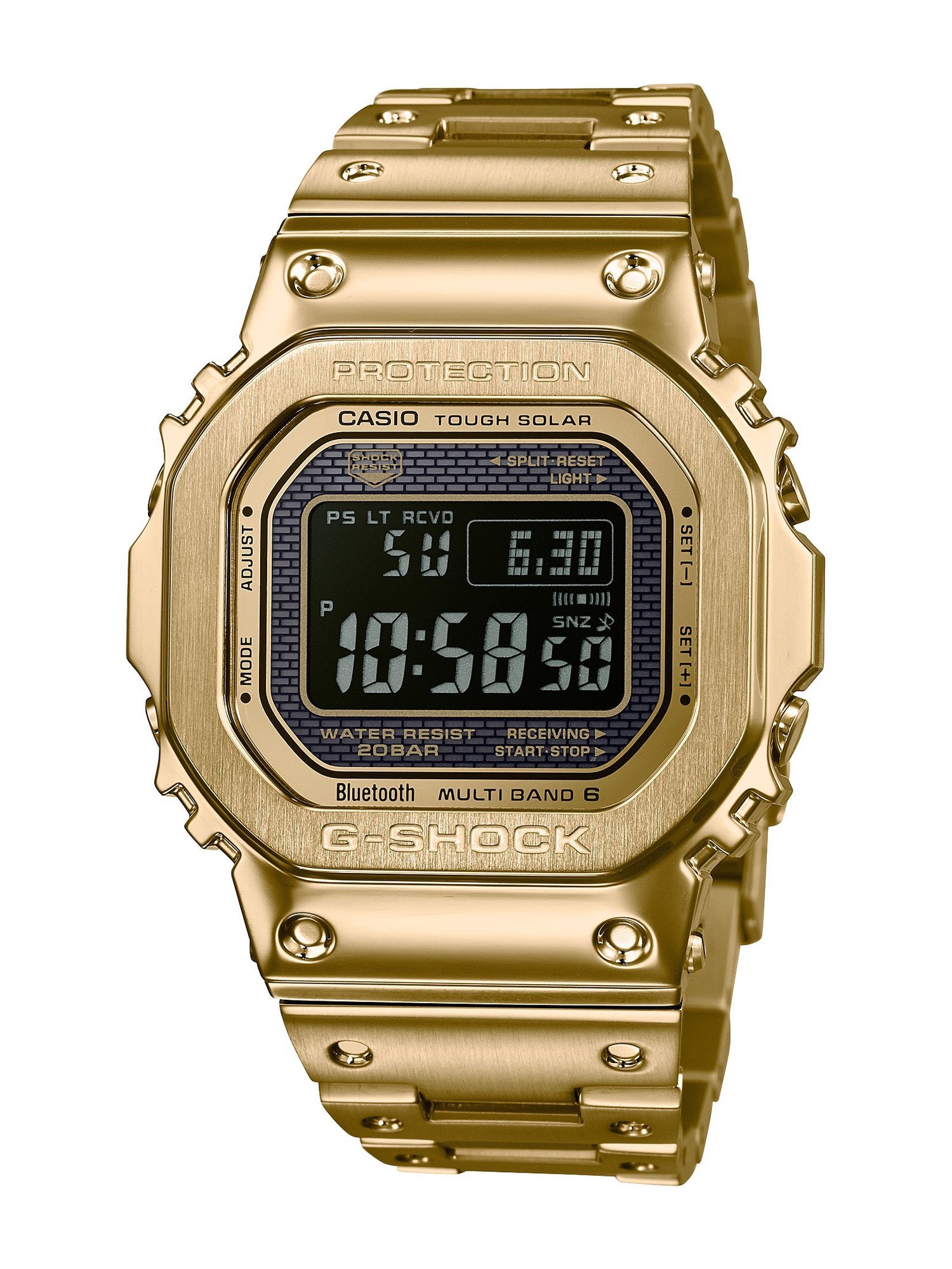 Caso G-Shock 35th Anniversary All Gold Metal Watch GMW-B5000GD-9DR Watches Casio 