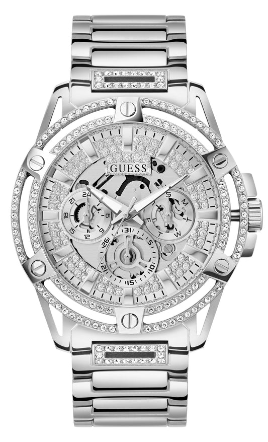 Guess King Silver Men's Watch GW0497G1