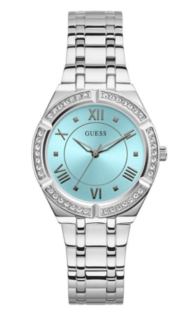 Guess Cosmo Blue and Silver Women's Watch GW0033L7
