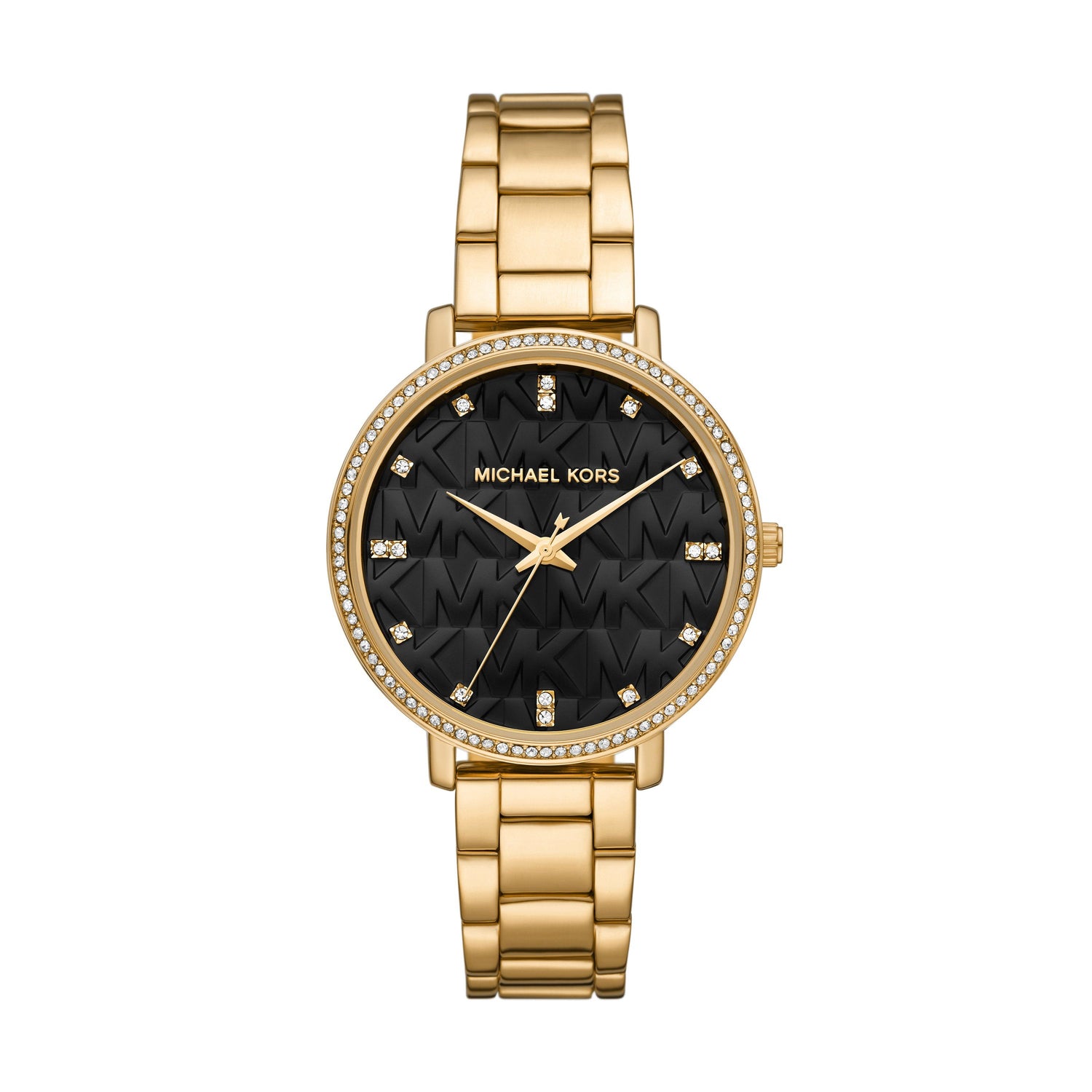 Michael Kors Pyper Black and Gold Women's Watch MK4593 Watches Michael Kors 
