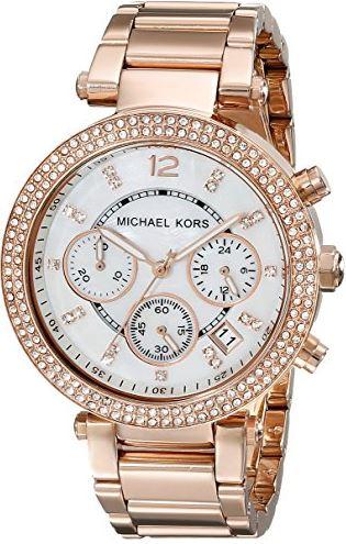 Michael Kors Parker Rose Stone Set Watch MK5491