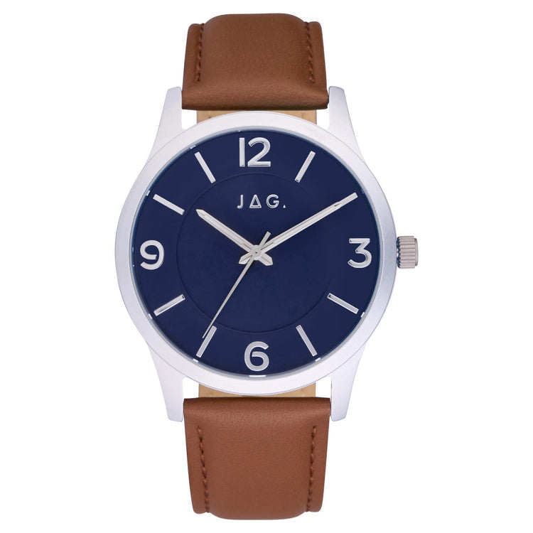 Jag Isaac Blue and Silver Men's Watch J2410 Watches Jag 