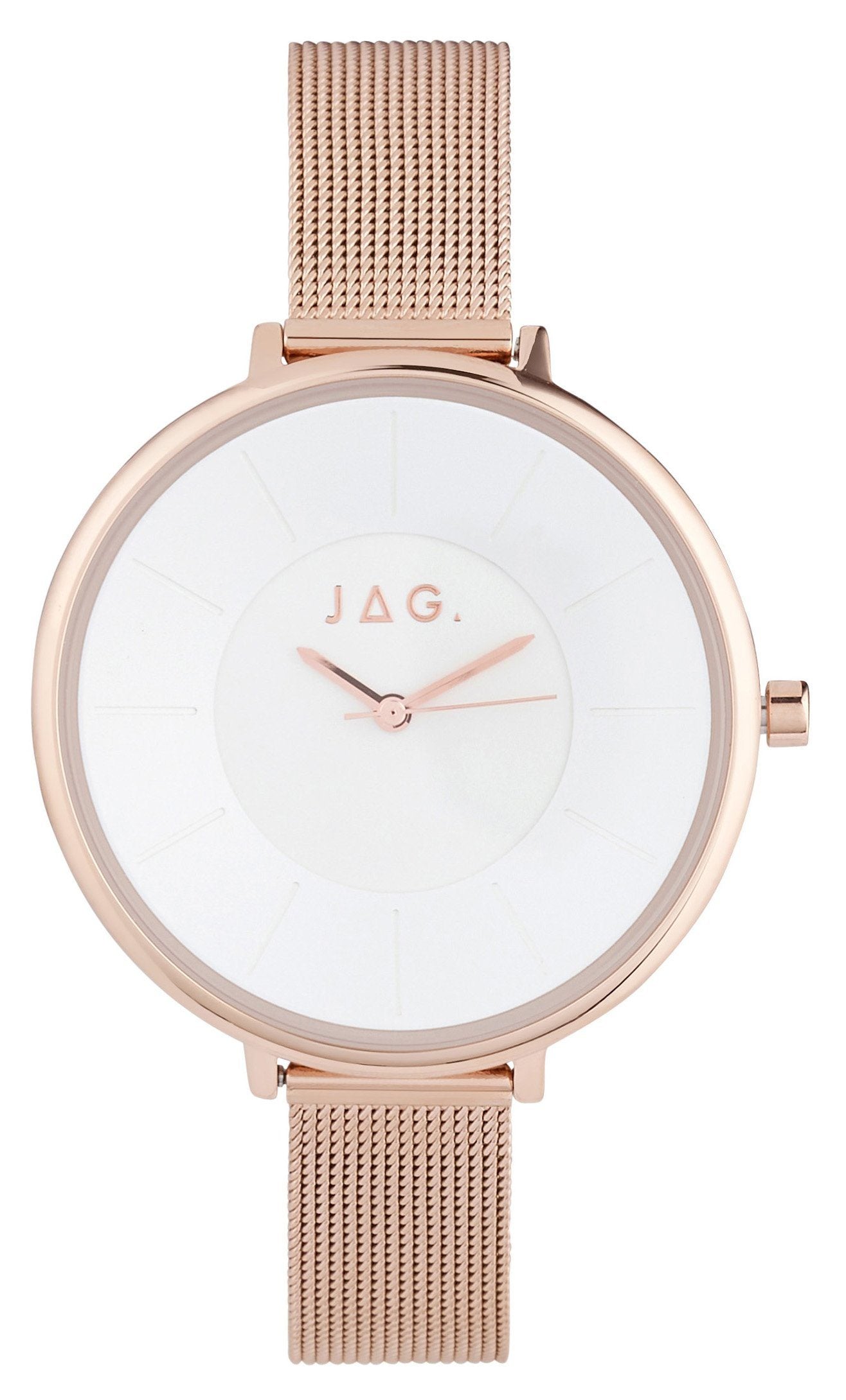 Jag Ella White and Rose Gold Watch J2361A Watches Jag 