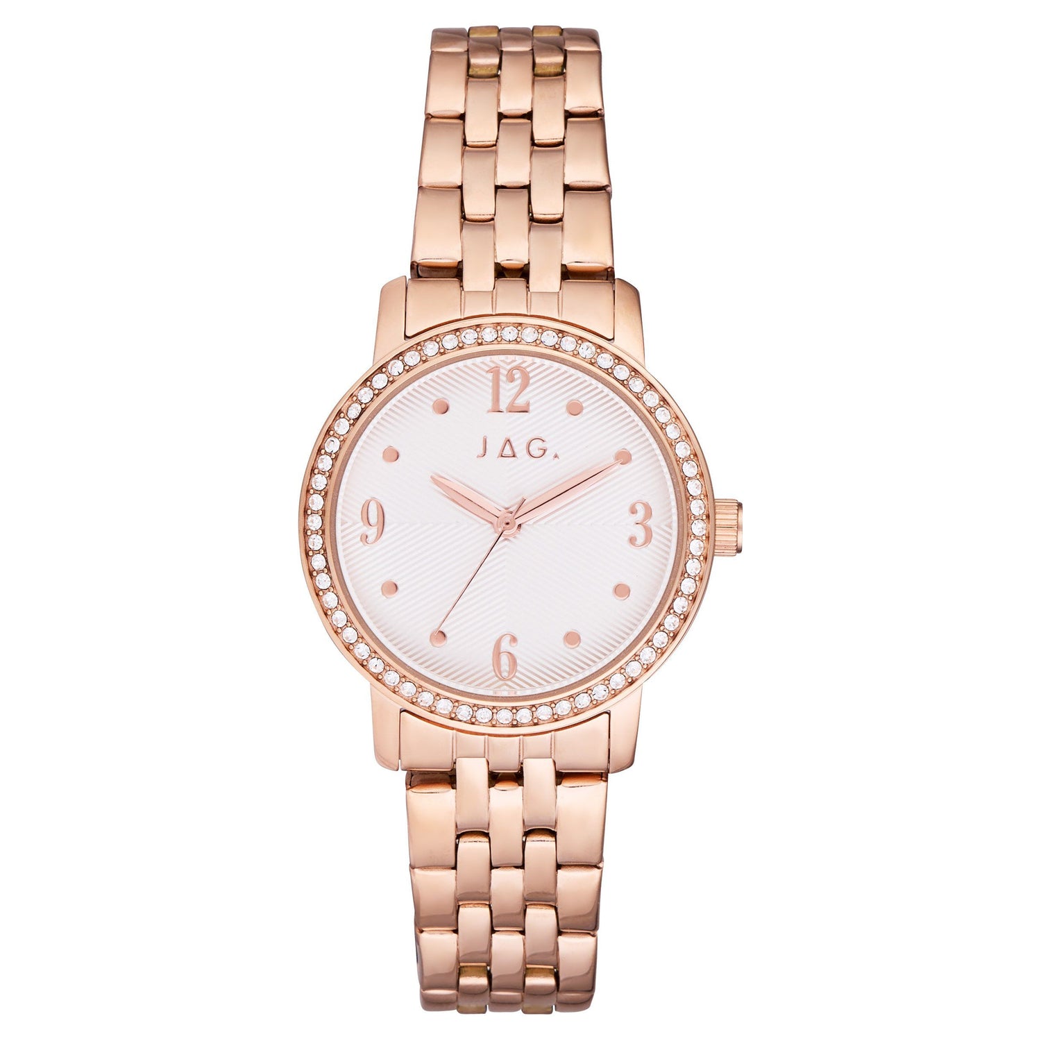 Jag Stephanie Rose Gold and White Women's Watch J2442A Watches Jag 
