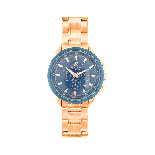Roberto Carati Gareth Blue and Rose Gold Men's Watch CA262-V6 watches item
