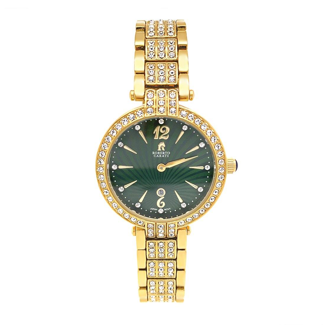 Roberto Carati Winslet Green and Gold Women's Watch M9061-V5 Watches Roberto Carati 