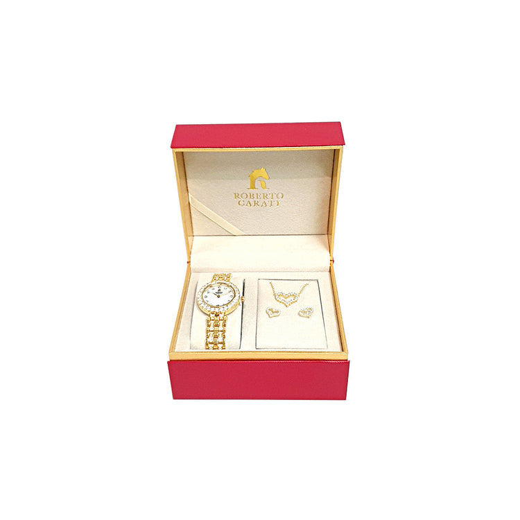 Roberto Carati Amore Yellow Gold Gift Box Set M1027+BE-V2