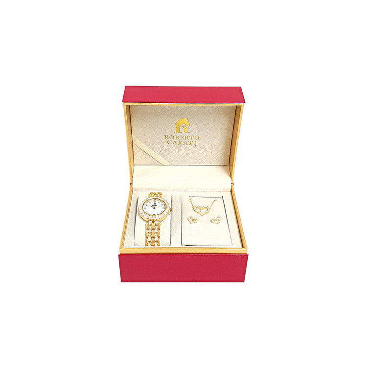 Roberto Carati Amore Yellow Gold Gift Box Set M1027+BE-V2