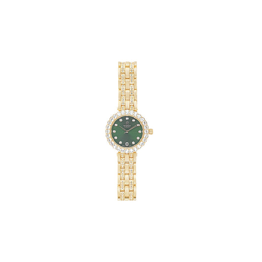 Roberto Carati Milania Green Face Gold Coloured Watch M1027 BE-V5 watches item