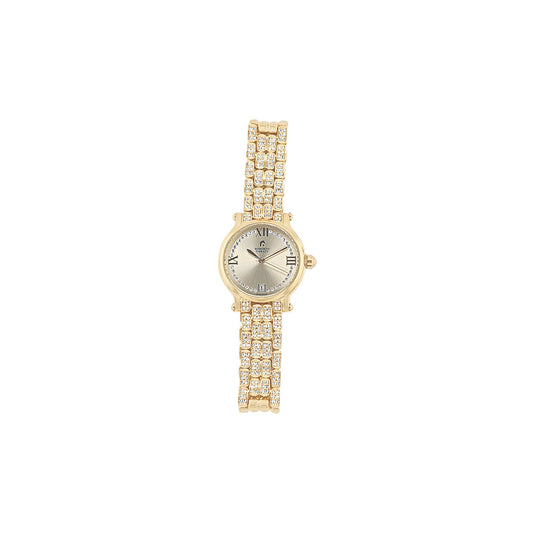 Roberto Carati Gold Coloured Crystal Face Watch M9148-V2 watches item