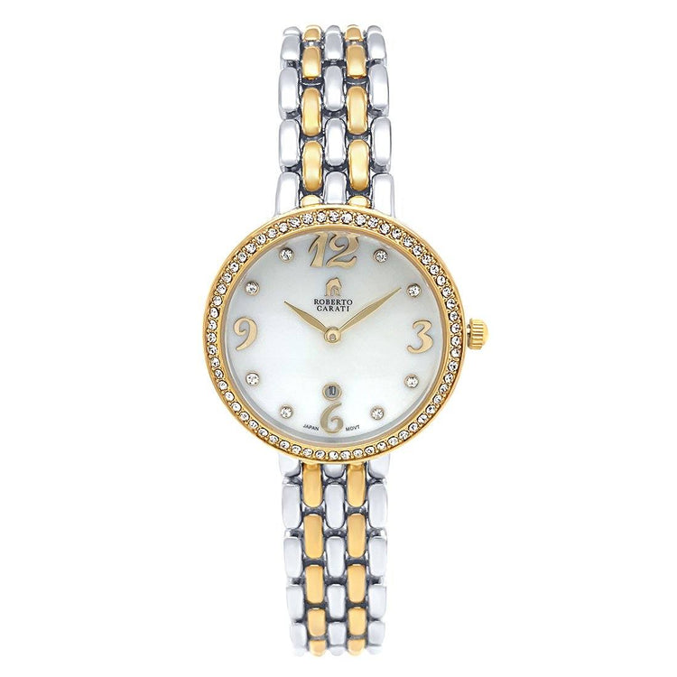 Roberto Carati Chloe Two Tone Silver and Gold Women's Watch M9015-V1 Watches Roberto Carati 
