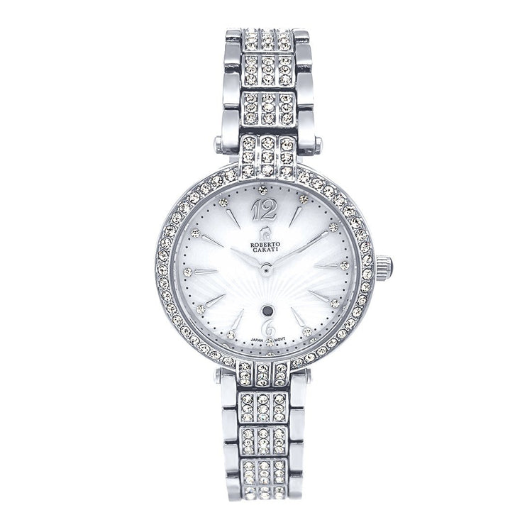 Roberto Carati Winslet Crystal Silver Women's Watch M9061-V3 Watches Roberto Carati 