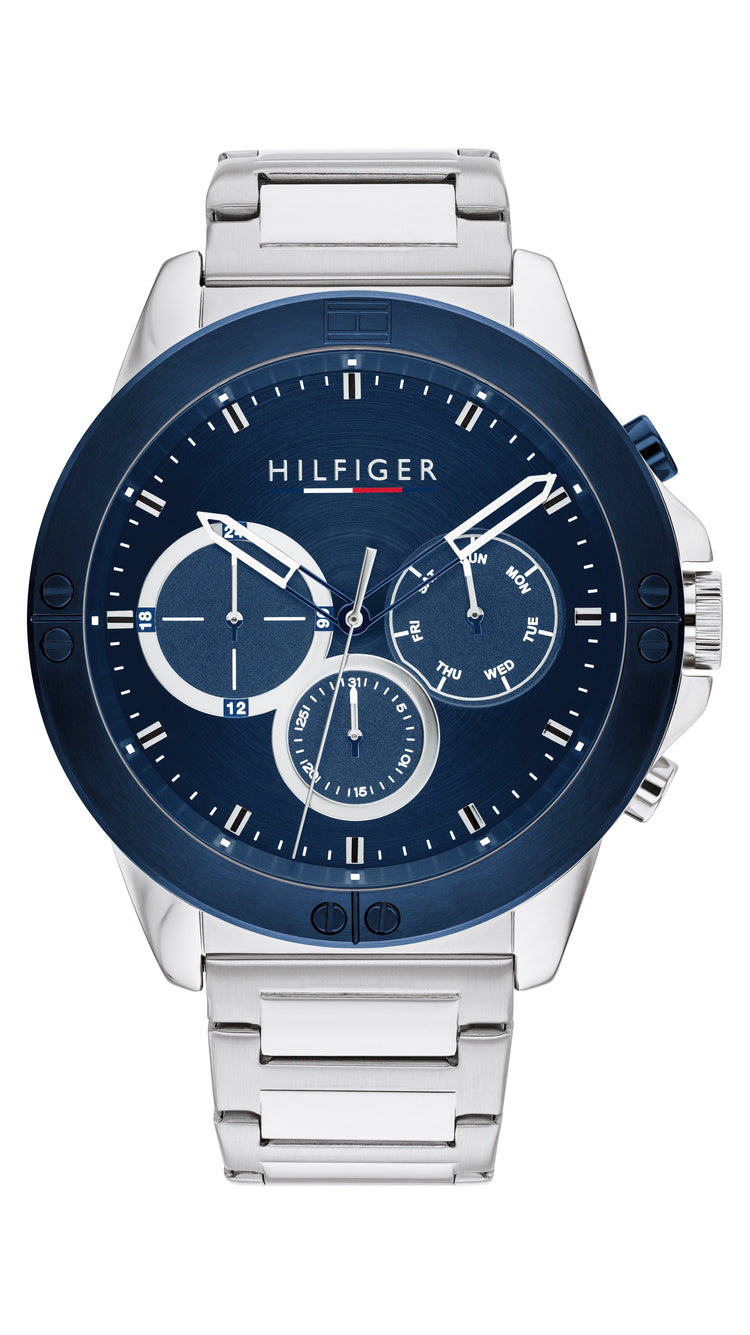 Tommy Hilfiger Harley Blue and Silver Men's Watch 1791932 Watches Tommy Hilfiger 