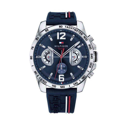Tommy Hilfiger Multifunction Men's Blue Watch 1791476 watches item