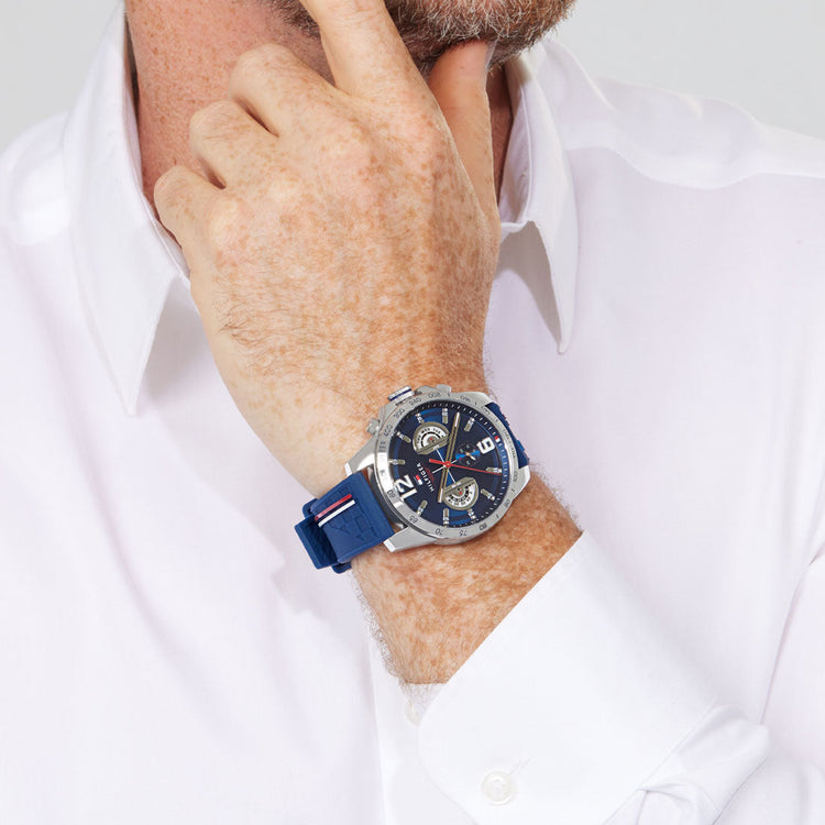 Tommy Hilfiger Multifunction Mens Blue Watch Model 1791476
