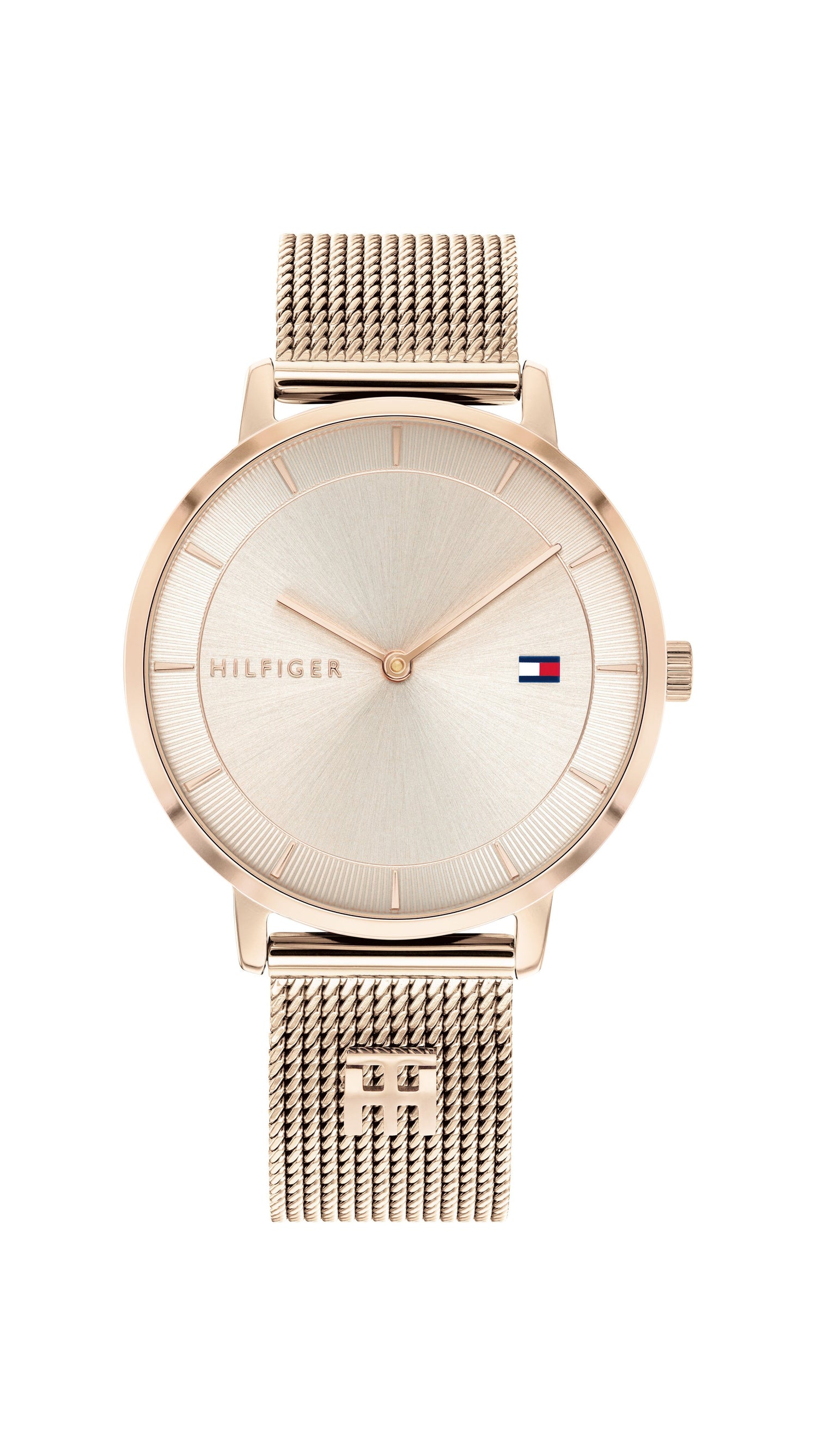 Tommy Hilfiger Tea Rose Gold Case Face Mesh Band Watch 1782287 Watches Tommy Hilfiger 
