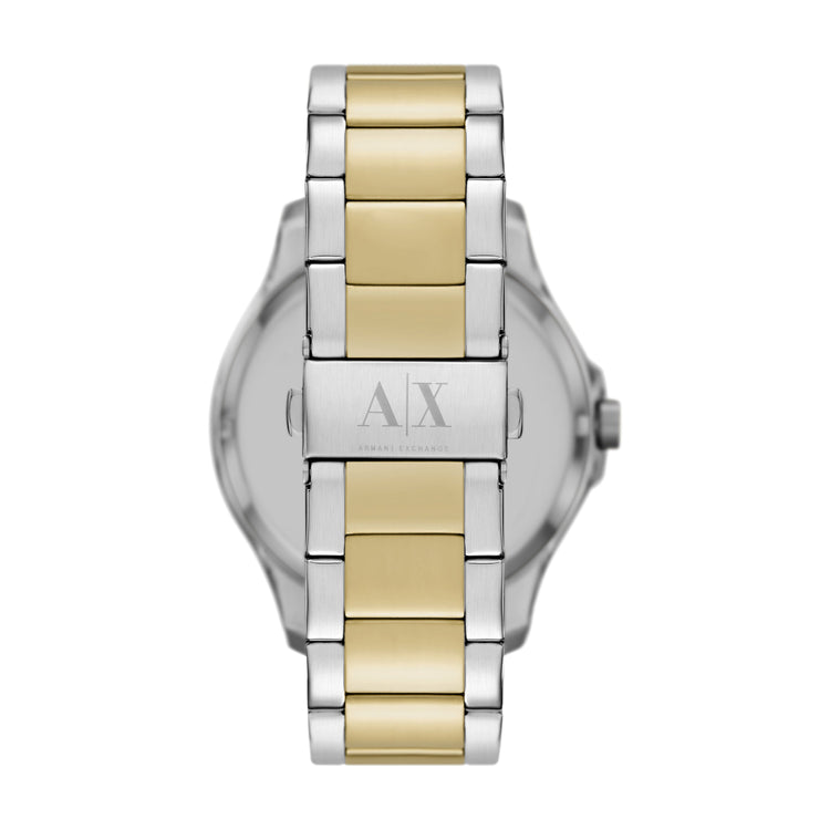 Armani Exchange Three-Hand Date Two-Tone Stainless Steel Watch AX2453
