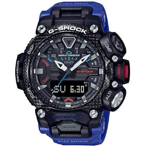 Casio G-Shock Gravitymaster Black and Blue Watch GR-B200-1A2DR Watches Casio 