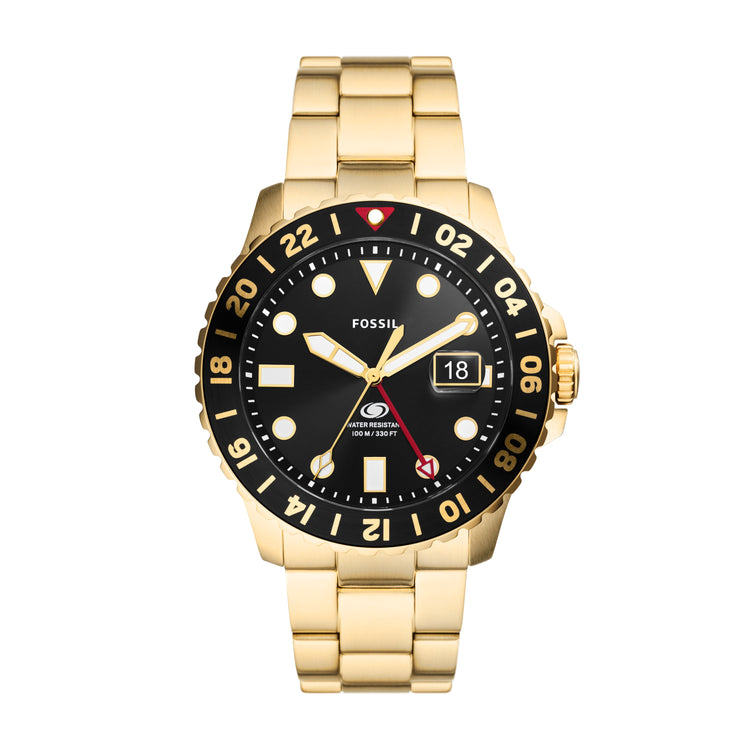 Fossil FS5990 Black and Gold Men's Watch