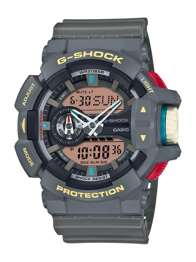 Casio Retro Grey Digital Watch GA-400PC-8A