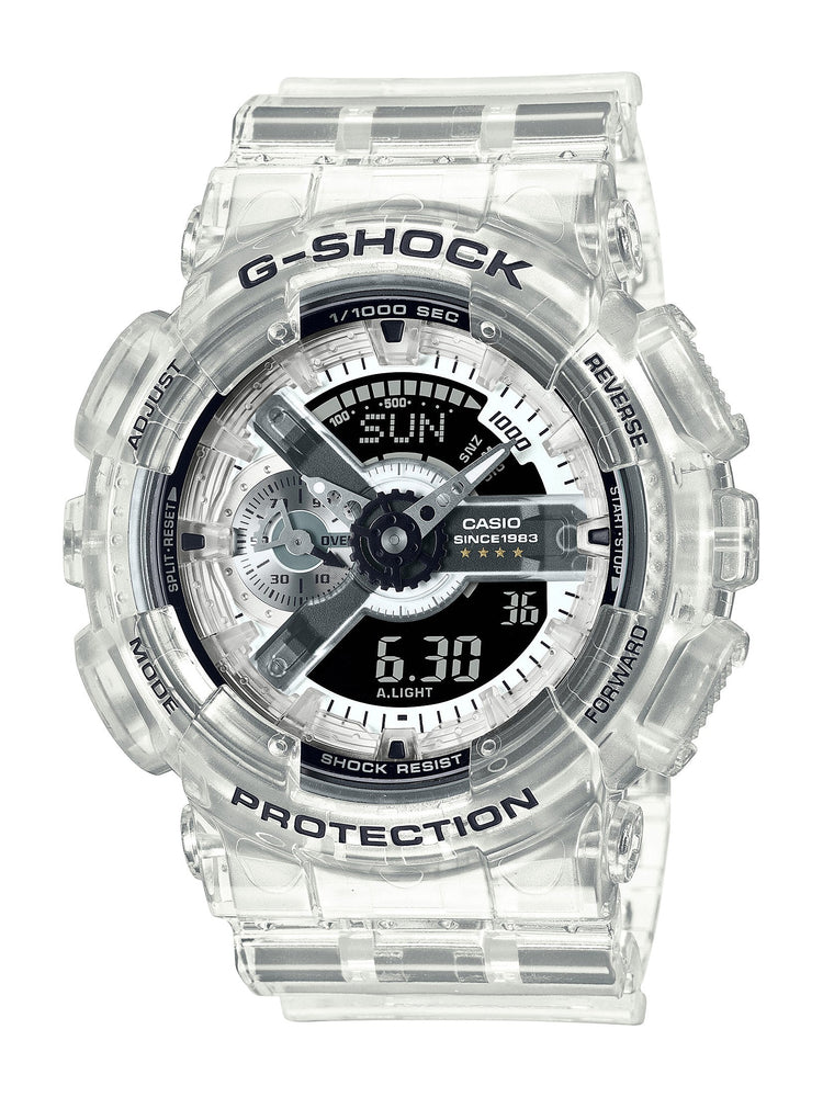 Casio G-Shock 40th Anniversary Clear Remix Analog Digital Watch GA-114RX-7A
