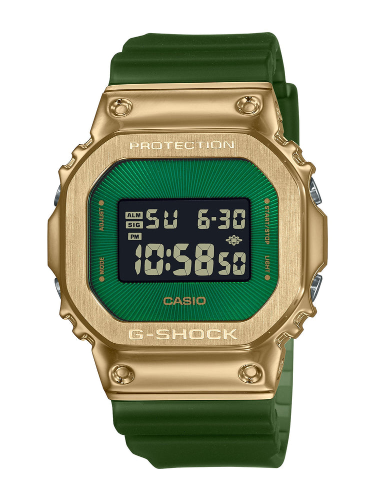 Casio Green and Gold Digital Watch GM5600CL-3