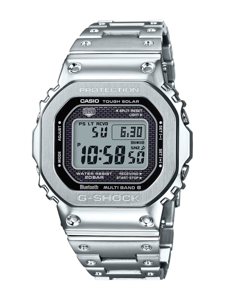 Casio G-Shock Silver Metal Limited Edition Watch GMW-B5000D-1DR Watches Casio 