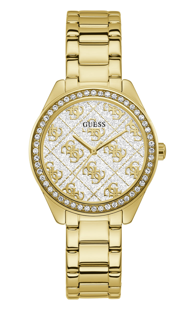 Guess Sugar Ladies Gold Stone Set Watch GW0001L2 Watches Guess 