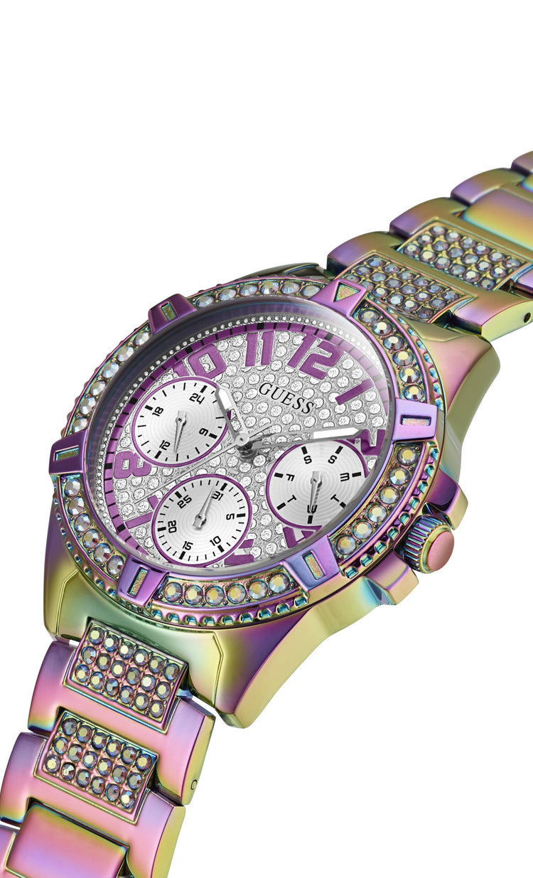 Guess Ladies Frontier Crystal Multi Colour Glitz Watch GW0044L1