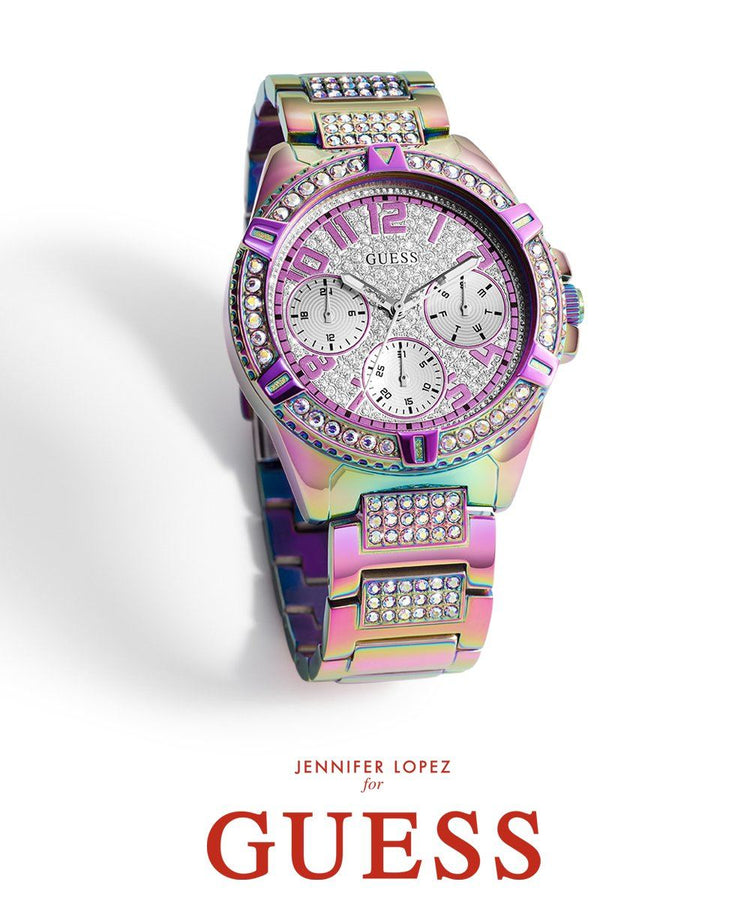 Guess Ladies Frontier Crystal Multi Colour Glitz Watch GW0044L1