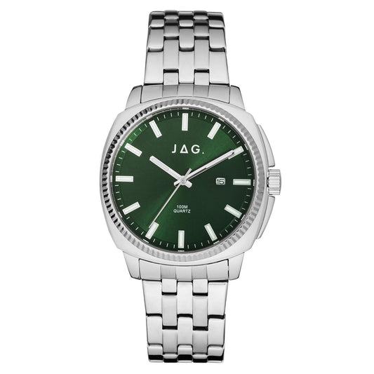 Jag Logan Green and Silver Men's Watch J2656A