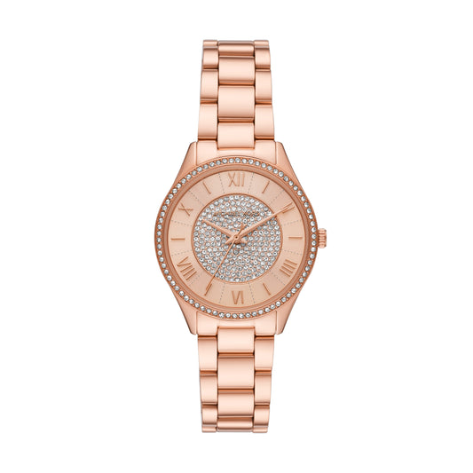 Michael Kors Lauryn Three-Hand Rose Gold-Tone Stainless Steel Watch MK4736 watches item